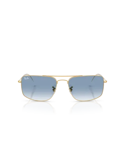 Ray-Ban napszemüveg - Explorer - Gold / Transparent Gradient Blue
