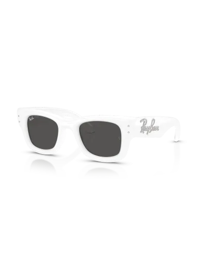 Ray-Ban x A$AP ROCKY napszemüveg - Wayfarer Puffer - White / Black