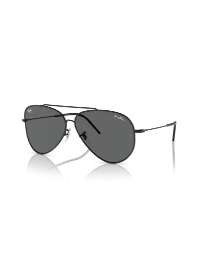 Ray-Ban napszemüveg - Aviator Reverse / Lenny Kravitz - Black / Dark Grey