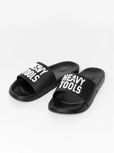 Heavy Tools - UWREN / BLACK - Férfi papucs