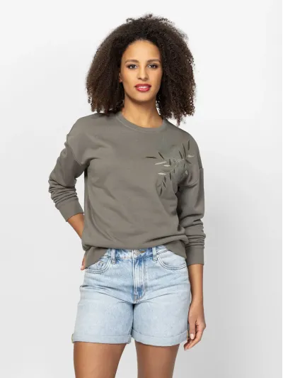 Heavy Tools - DAMMY / KHAKI - Elegáns Női pulóver