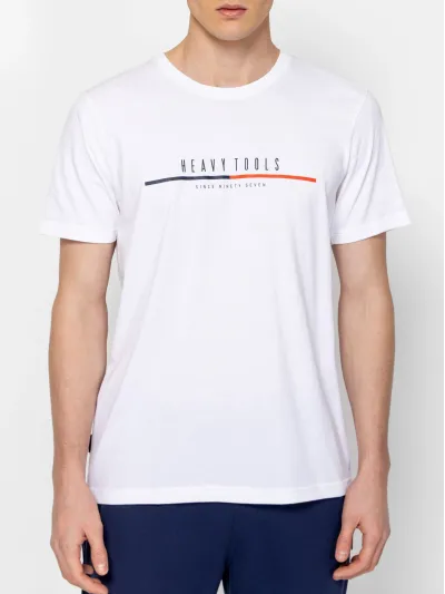 Heavy Tools - MACON / WHITE - Férfi póló