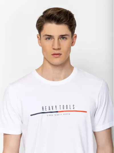 Heavy Tools - MACON / WHITE - Férfi póló