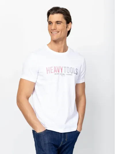 Heavy Tools - MERLOS / WHITE - Férfi póló