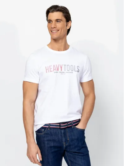 Heavy Tools - MERLOS / WHITE - Férfi póló