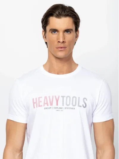 Heavy Tools - MERLOS / WHITE - Férfi póló