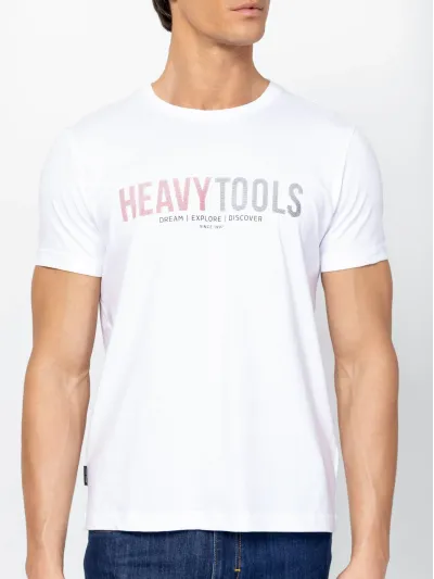 Heavy Tools - MERLOS / WHITE - Férfi póló