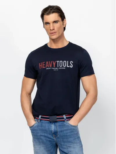 Heavy Tools - MERLOS / NAVY - Férfi póló