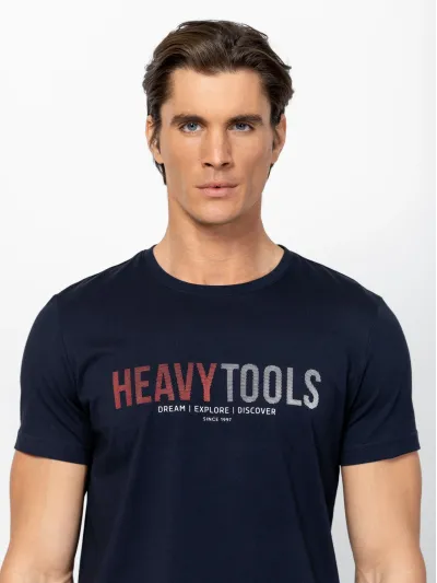 Heavy Tools - MERLOS / NAVY - Férfi póló