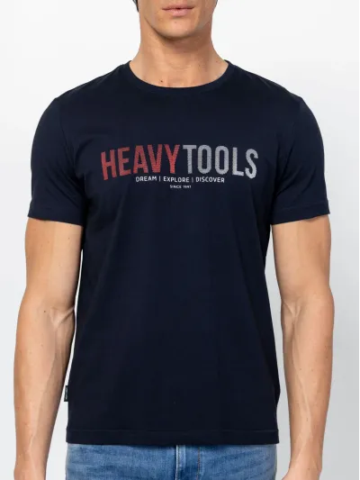 Heavy Tools - MERLOS / NAVY - Férfi póló