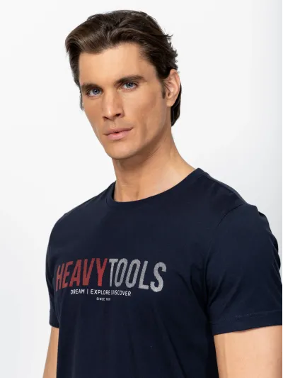 Heavy Tools - MERLOS / NAVY - Férfi póló