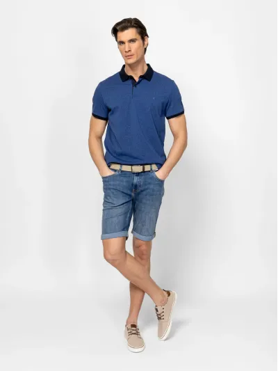 Heavy Tools - DAVOTER / NAVY - Galléros Férfi póló