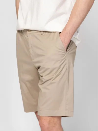 Heavy Tools - WALLNUT / BEIGE - Elegáns Férfi rövidnadrág