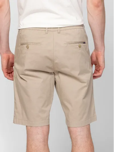 Heavy Tools - WALLNUT / BEIGE - Elegáns Férfi rövidnadrág
