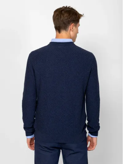 Heavy Tools - HELVETW25 / JEANS - Elegáns Férfi pulóver