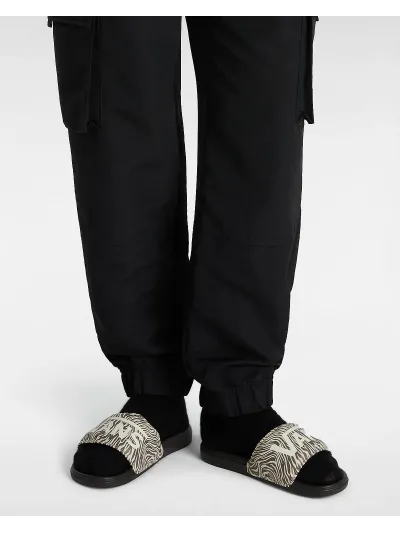 Vans - MTE Lacosta Slide / On Warp Zebra Coffe - Női papucs