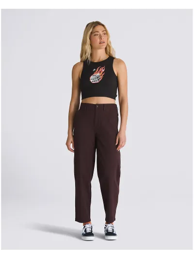 Vans - No Dice Fitted Crop Tank /  Black - Női trikó