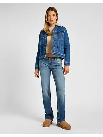 Lee - LS Cropped Rib Tee / Oatmeal - Női póló