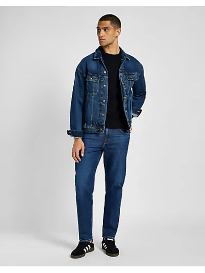 Lee - Clean Raglan Sweater / Black - Elegáns Férfi pulóver