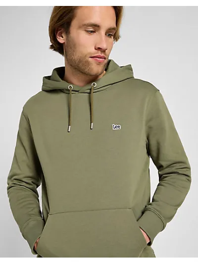 Lee - Plain Hoodie / Mercantile Green - Férfi pulóver