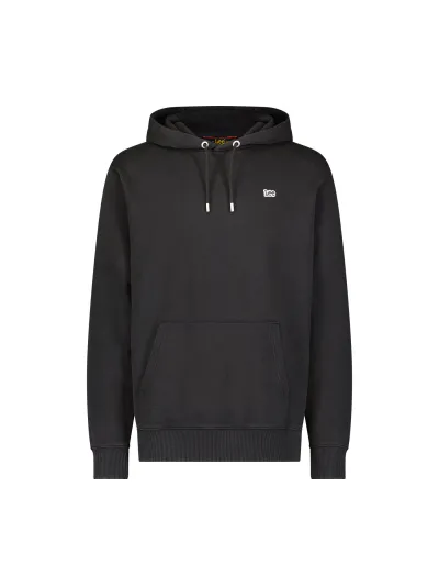 Lee - Plain Hoodie / Unionall Black - Férfi pulóver