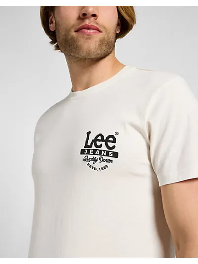 Lee - SS Working West Tee / Ecru - Férfi póló