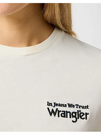 Wrangler - Graphic Tee / Vintage White - Női póló