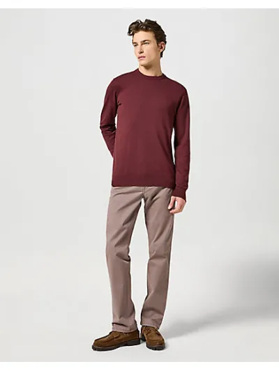 Wrangler - Knit Sweater / Dahlia - Elegáns Férfi pulóver