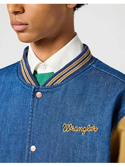 Wrangler - Varsity Jacket / Dijon - Férfi dzseki