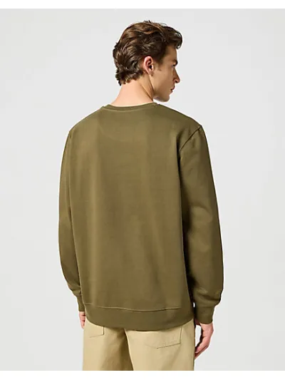 Wrangler - Casey Jones Sweatshirt / Ivy Green - Férfi pulóver