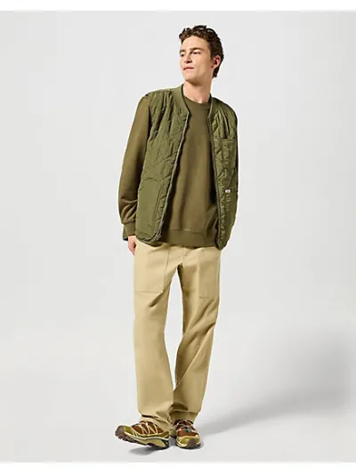 Wrangler - Casey Jones Sweatshirt / Ivy Green - Férfi pulóver