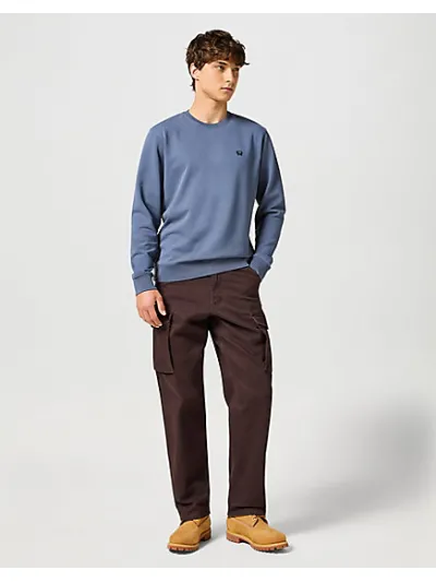 Wrangler - Sign Off Crew / Grisaille - Férfi pulóver