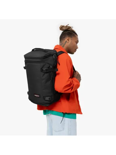 Eastpak - Carry Pack / Black - 3in1 Uniszex Bőrönd/Hátizsák/Oldaltáska