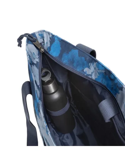 Eastpak - CARRY TOTE BAG / Washed Print Blue - Uniszex oldaltáska