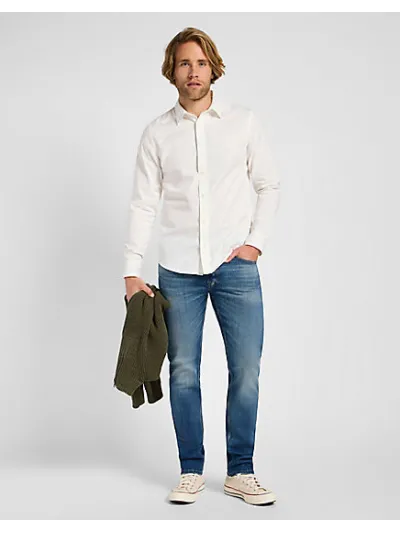 Lee - Patch Shirt / Bright White - Férfi ing