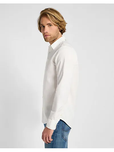 Lee - Patch Shirt / Bright White - Férfi ing