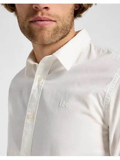 Lee - Patch Shirt / Bright White - Férfi ing
