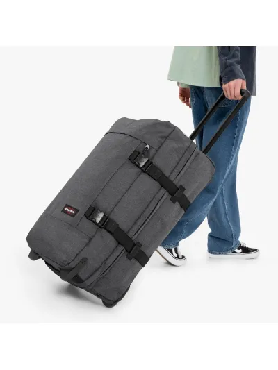 Eastpak - Tranverz M / Black Denim - Uniszex bőrönd