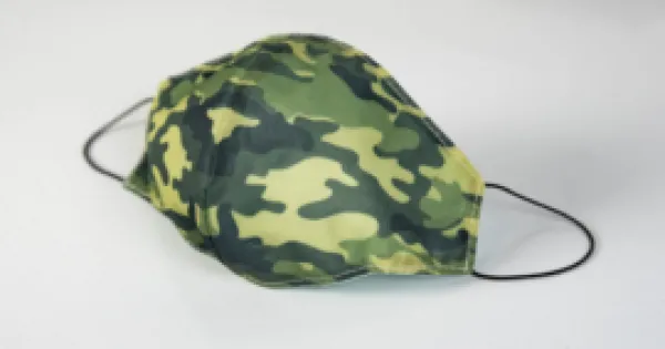 Viseljen divatos textil szájmaszkot a pandémia ideje alatt