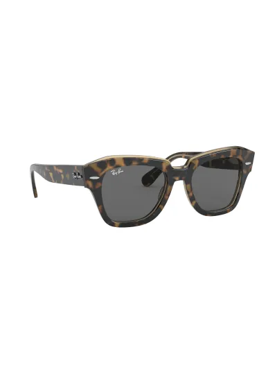 Ray-Ban napszemüveg - State Street - Havana On Transparent Brown / Dark Grey
