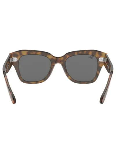 Ray-Ban napszemüveg - State Street - Havana On Transparent Brown / Dark Grey
