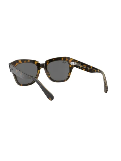 Ray-Ban napszemüveg - State Street - Havana On Transparent Brown / Dark Grey