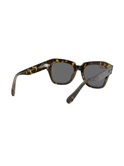 Ray-Ban napszemüveg - State Street - Havana On Transparent Brown / Dark Grey