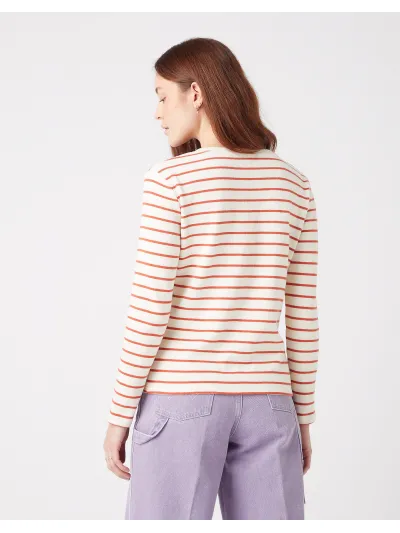 Wrangler - Henley Waffle Baby - Női hosszú ujjú felső