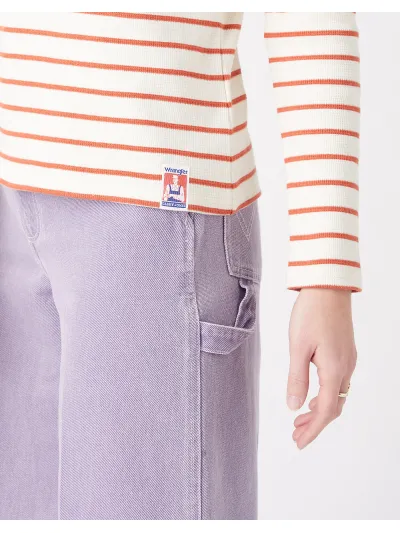 Wrangler - Henley Waffle Baby - Női hosszú ujjú felső