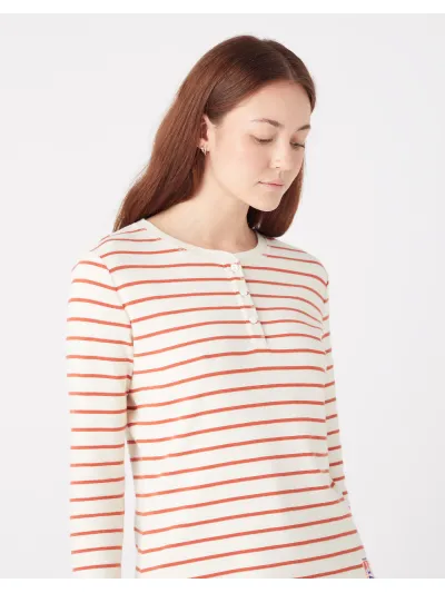 Wrangler - Henley Waffle Baby - Női hosszú ujjú felső