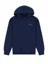 Wrangler - Logo Hoodie / Navy - Férfi pulóver