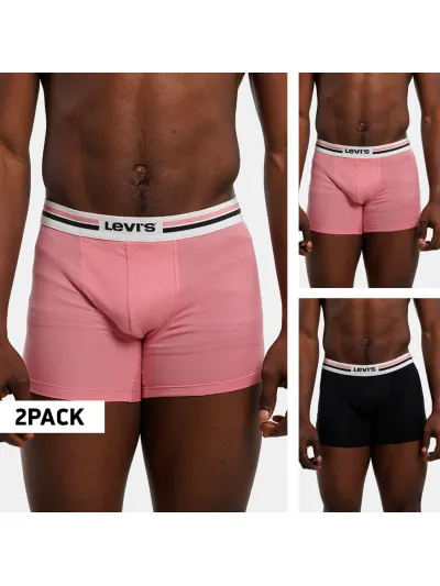 Levi's - Men Placed SPRTSWR Logo - Férfi boxeralsó szett - 2 db
