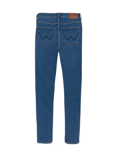 Wrangler - HIGH RISE SKINNY CAMELLIA - Női farmernadrág