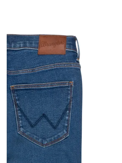 Wrangler - HIGH RISE SKINNY CAMELLIA - Női farmernadrág